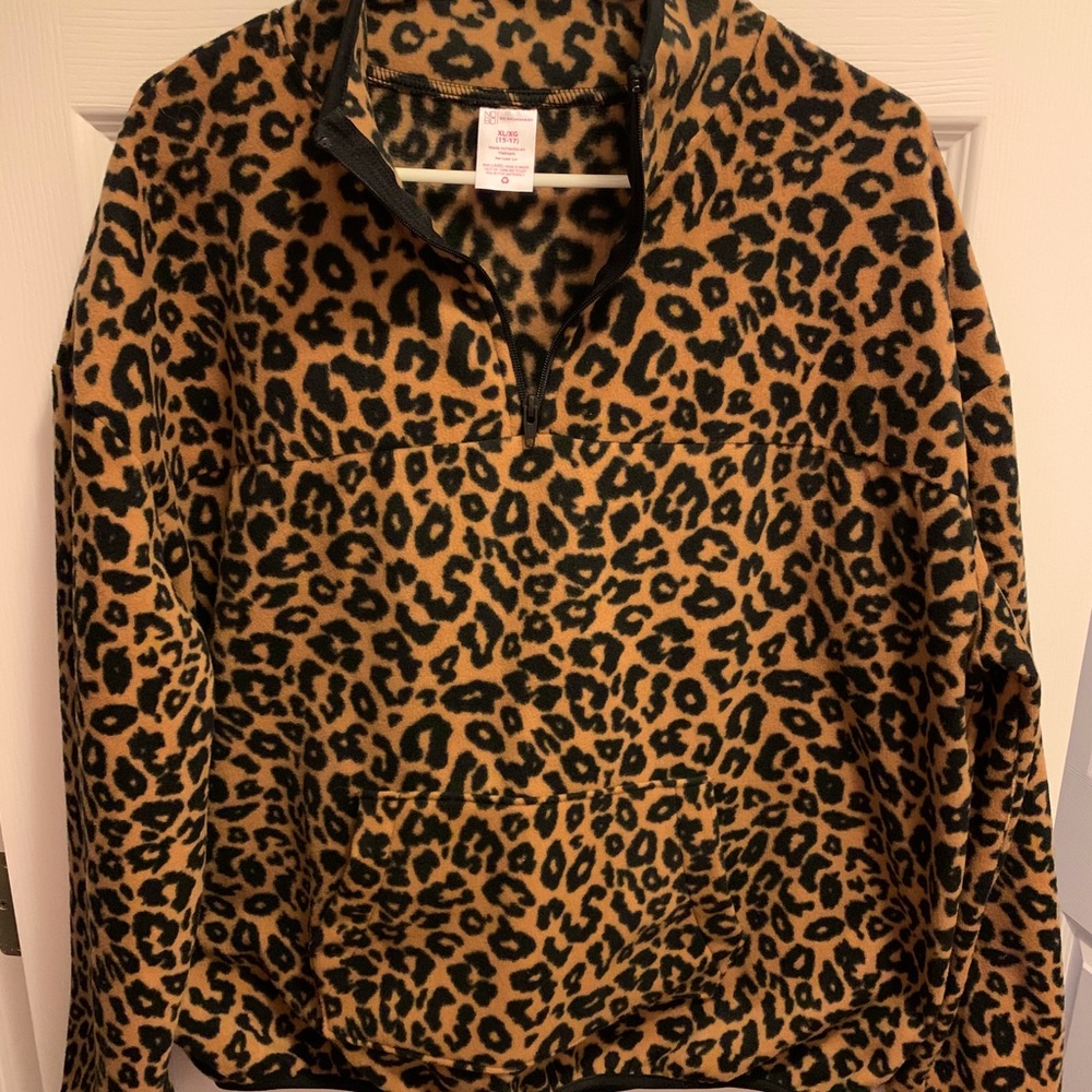Cheetah Quarter Zip
